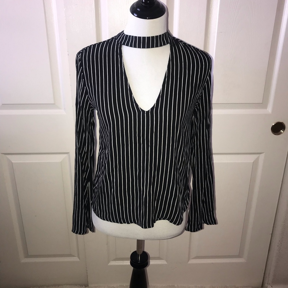 Forever 21 stripe blouse